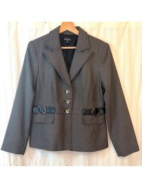 Women’s Gray Interview Ready Blazer by Isabella, Size 10 #eurofashion #business